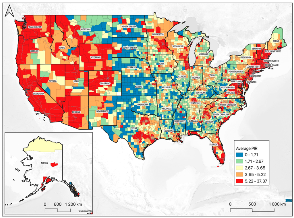 Map of U.S. states with source-of-income laws affecting guaranteed rent and housing vouchers